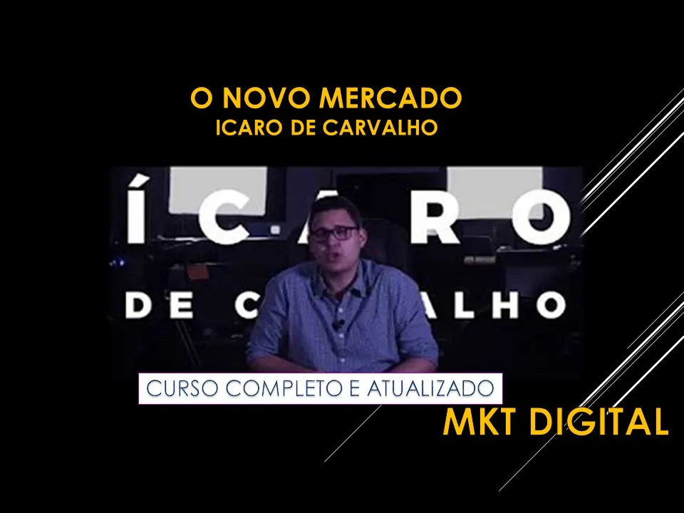 Capa: Novo Mercado – Icaro de Oliveira