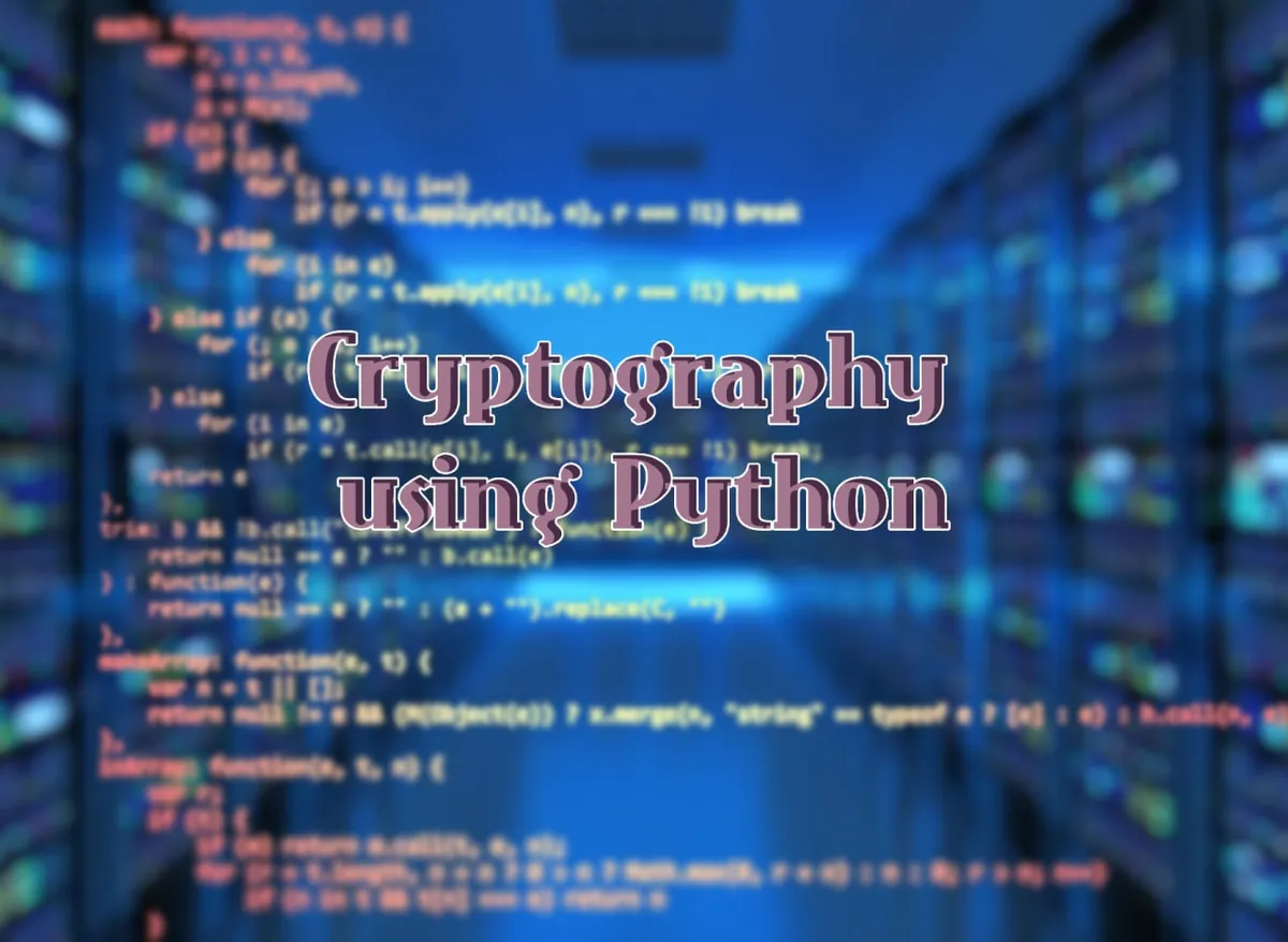 Capa: Cryptography using Python – Udemy