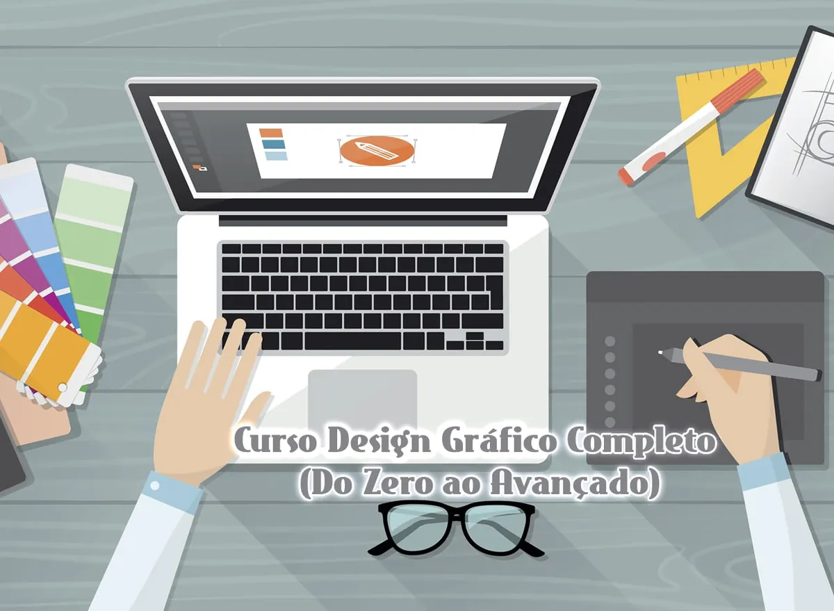 Capa: Curso Design Gráfico Completo (Do Zero ao Avançado) – Udemy