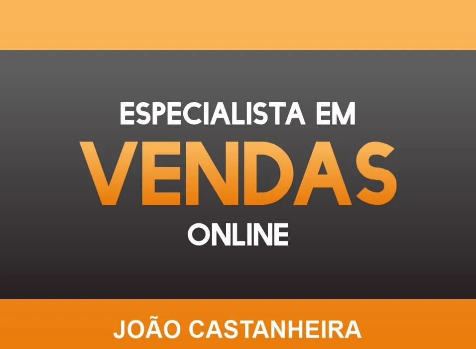 Capa: Especialista em vendas online – João Castanheira