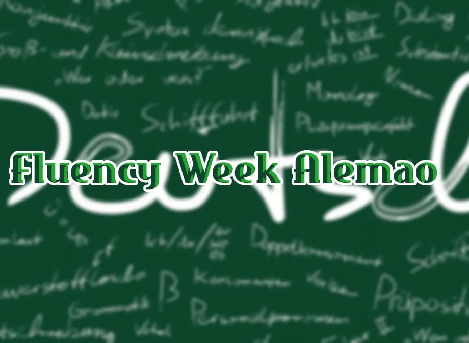 Capa: Fluency Week Alemão – Rhavi Carneiro