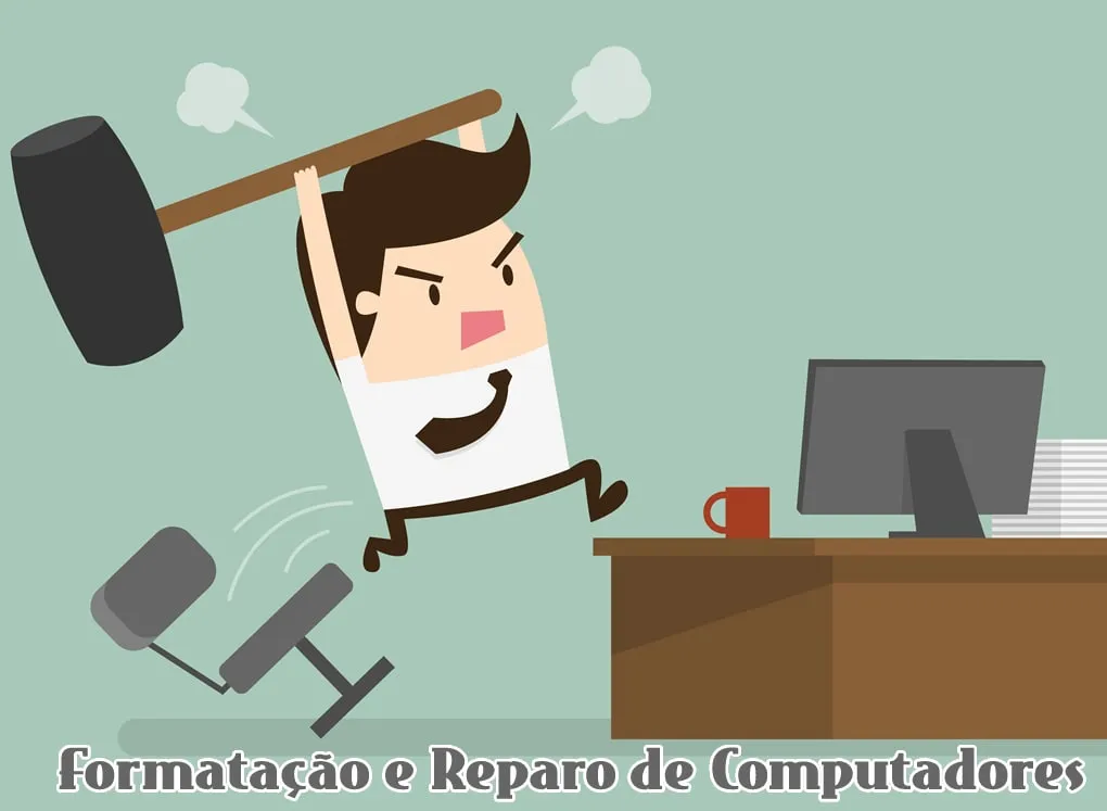 Capa: Formatação e Reparo de Computadores – Manutenção Express