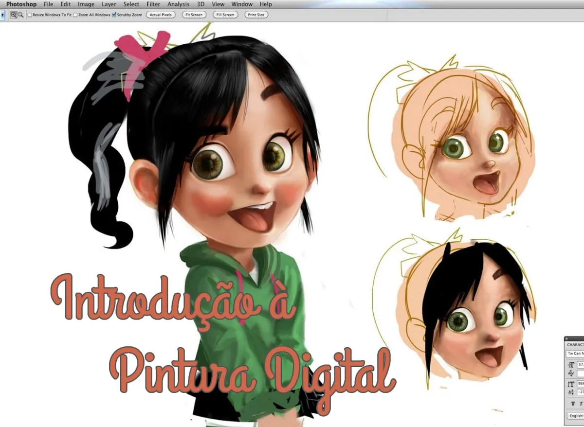 Capa: Introdução a Pintura Digital – Guilherme Gusmão de Freitas