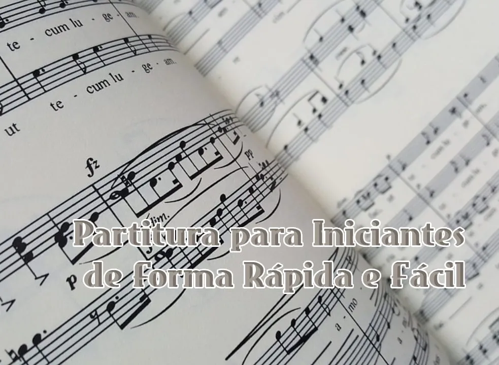 Capa: Partitura para Iniciantes de Forma Rápida e Fácil – Gabriel Felix