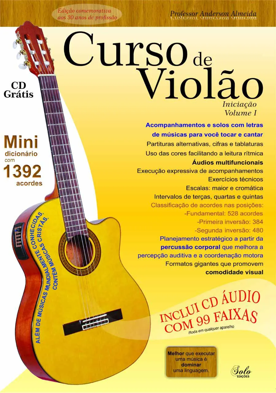Capa: Curso de violão/ guitarra
