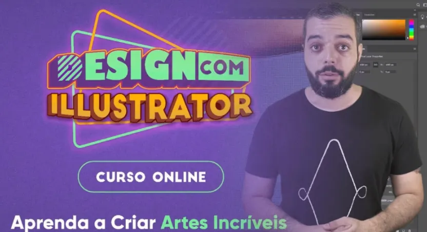 Capa: DESIGN GRÁFICO COM ILUSTRATOR – VIANA PATRICIO