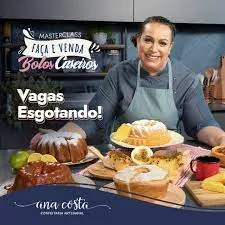 Capa: Masterclass Faça e Venda Bolos Caseiros