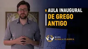 Capa: Curso de Grego Antigo – Schola Clássica