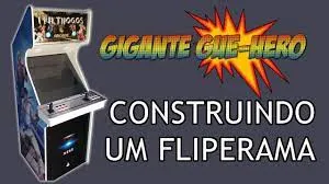 Capa: Construindo um Fliperama – Marcenaria do Gigante Gue-Hero