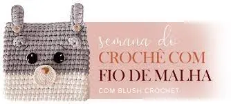 Capa: Curso de Crochê com Fio de Malha – Blush Crochet