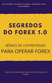 Capa: CURSOS Segredos Forex