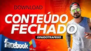 Capa: CURSO CONTEÚDO FECHADO – PAI DO TRÁFEGO