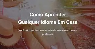 Capa: Como Aprender Qualquer Idioma Sozinho Em Casa