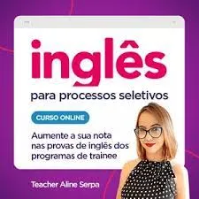 Capa: Inglês para processos seletivos – Aline Coutinho