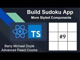 Capa: React, TypeScript, Redux, StyledComponents Build Sudoku App