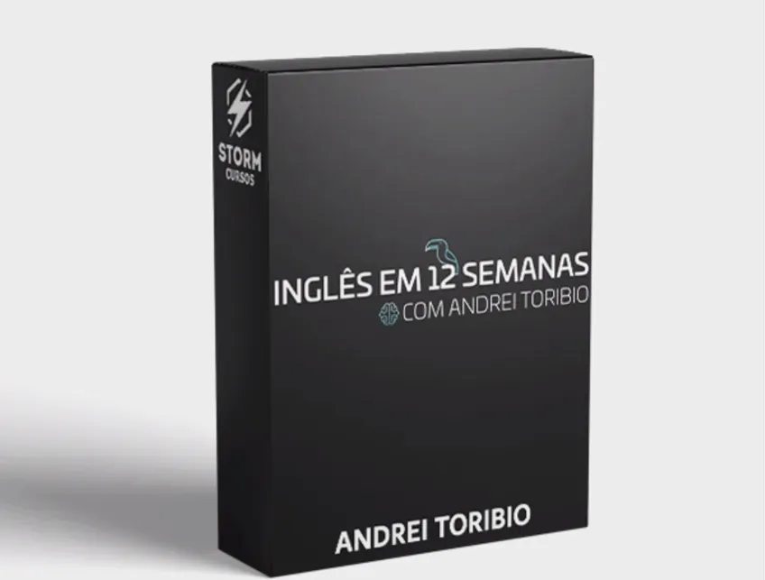 Capa: INGLÊS EM 12 SEMANAS – ANDREI TORIBIO