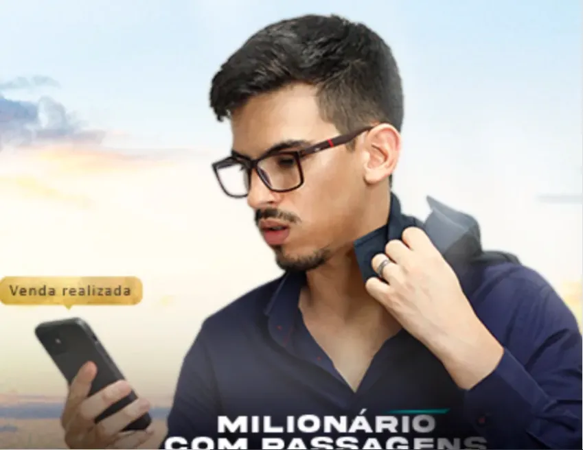 Capa: MILIONÁRIO COM PASSAGENS AÉREAS – LUCAS CARDOSO