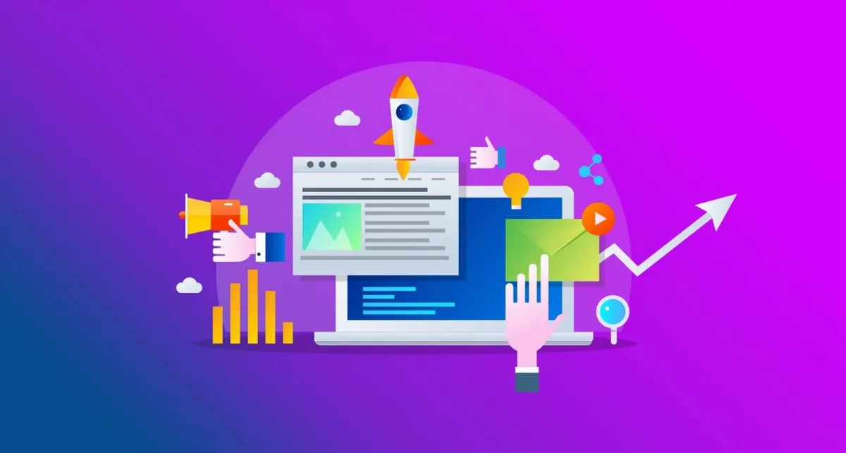 Capa: Curso Completo de Marketing Digital – 23 Cursos em 1