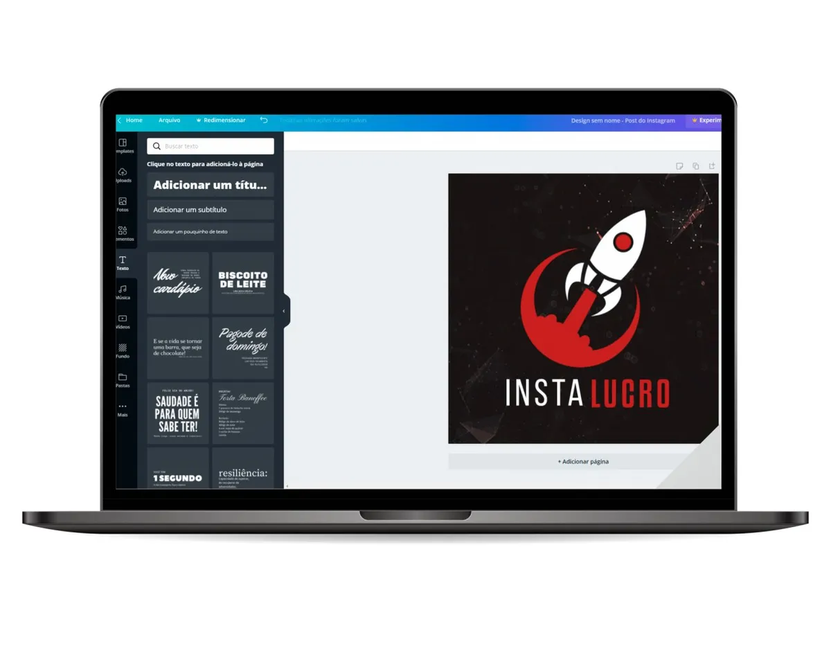 Capa: Insta Lucro – Experiuns