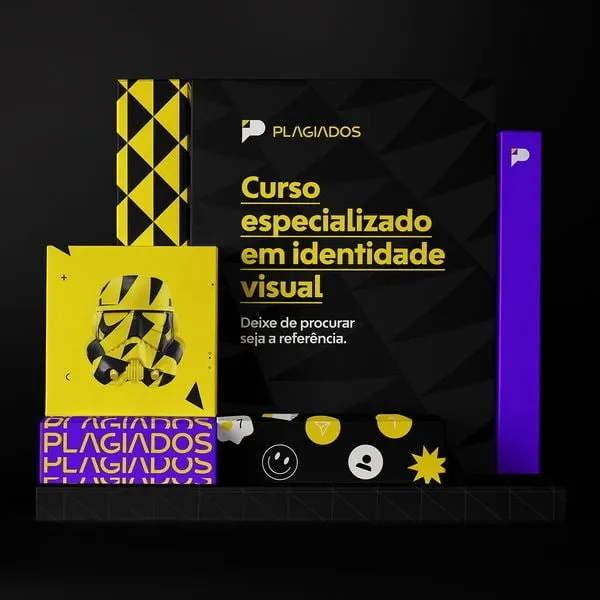 Capa: Plagiados Identidade Visual – Dinamite