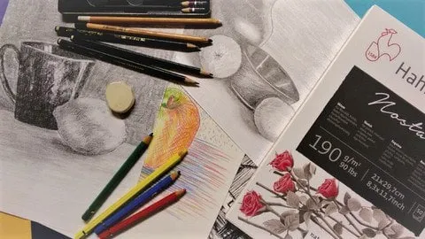 Capa: Curso Básico de Desenho para Iniciantes