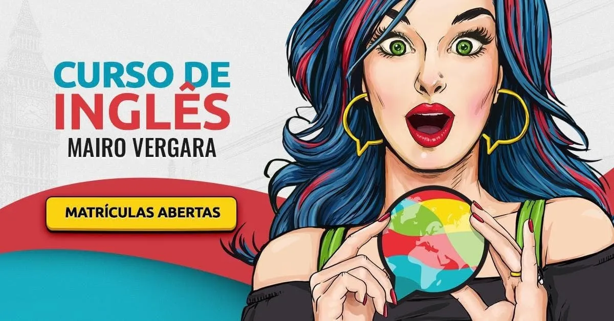 Capa: Curso de Inglês 5.0 – Mairo Vergara