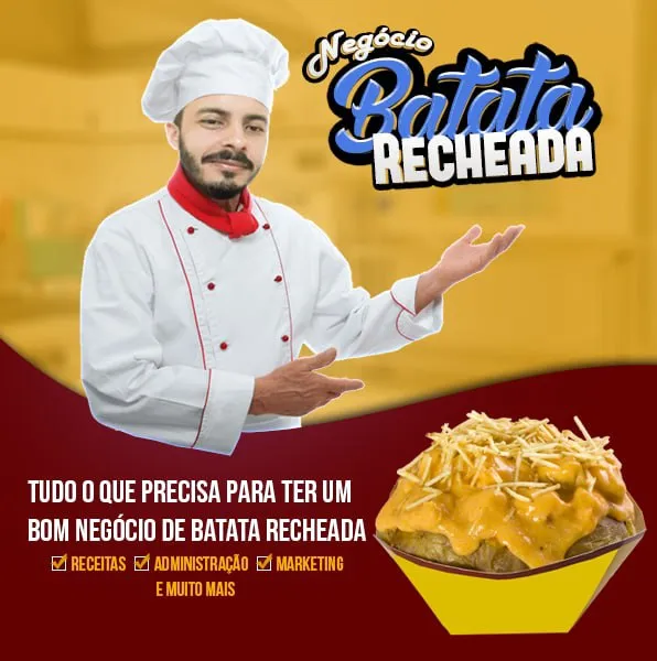 Capa: Curso Negócio Batata Recheada