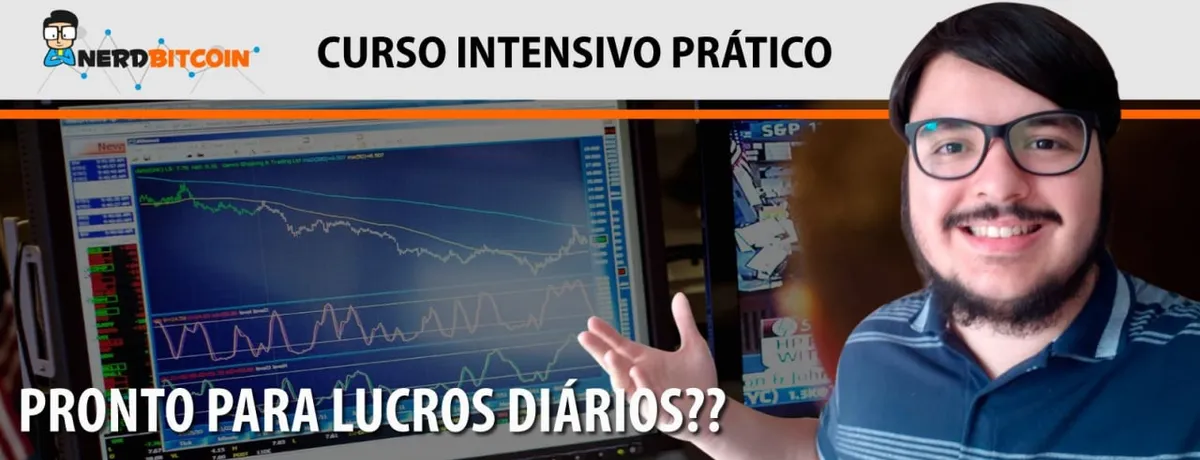 Capa: NerdBitcoin Como Iniciar a Carreira de Trader Digital Começando a Operar no Mercado do Zero
