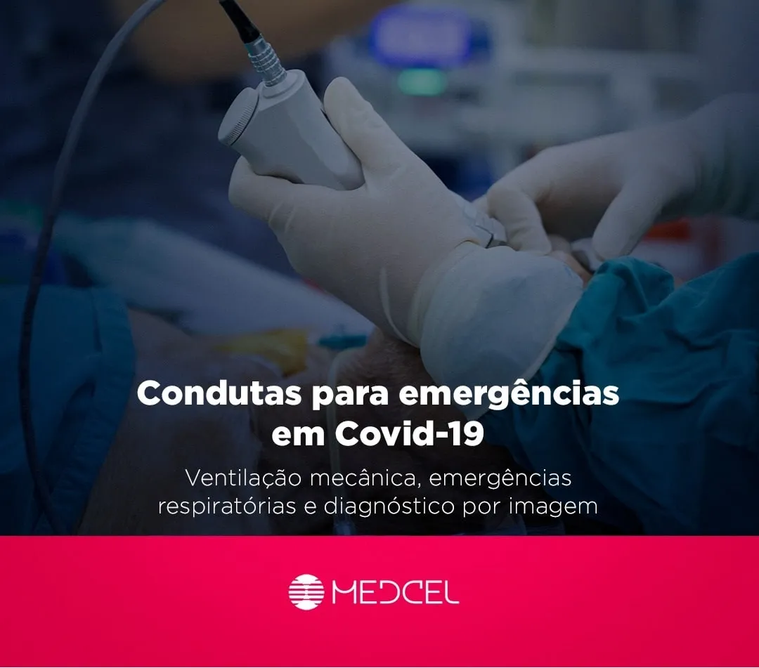Capa: Condutas para emergências em covid-19 – Medcel