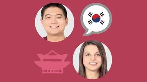 Capa: Learn Korean for Beginners The Ultimate 100-Lesson Course