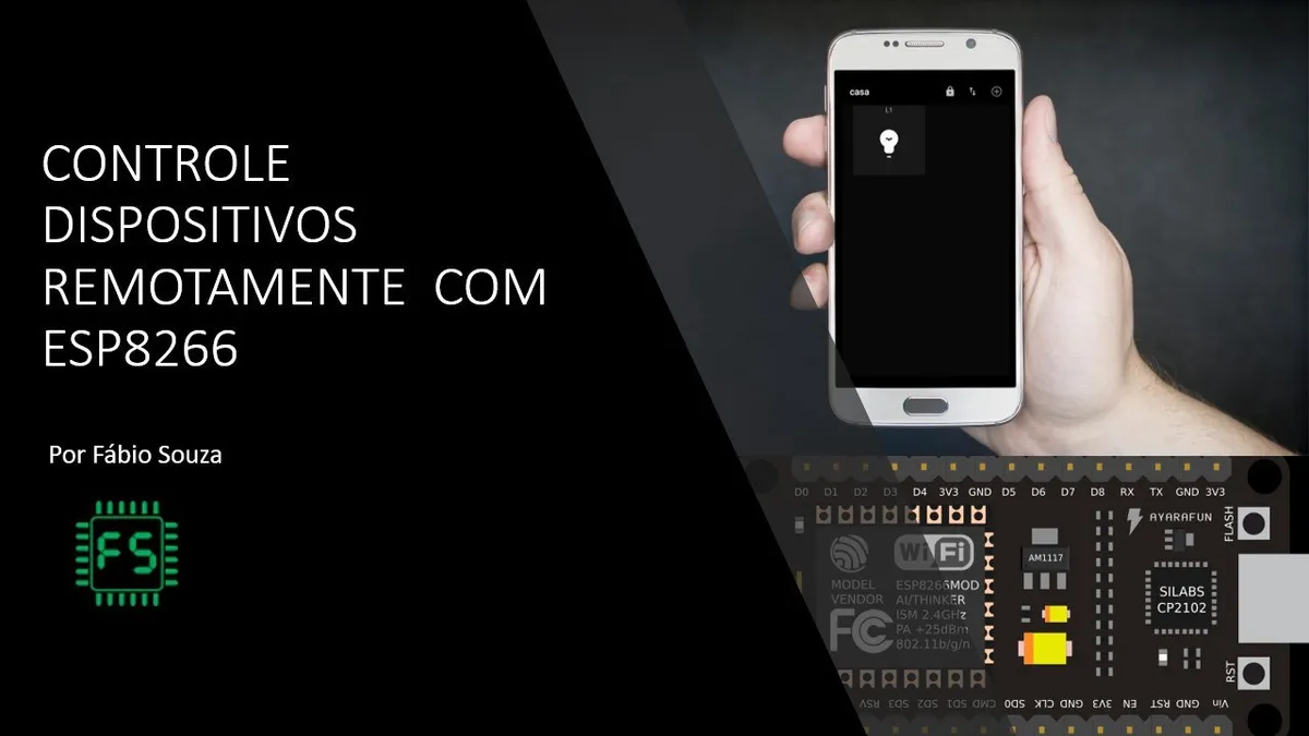 Capa: Controle dispositivos remotamente com ESP8266