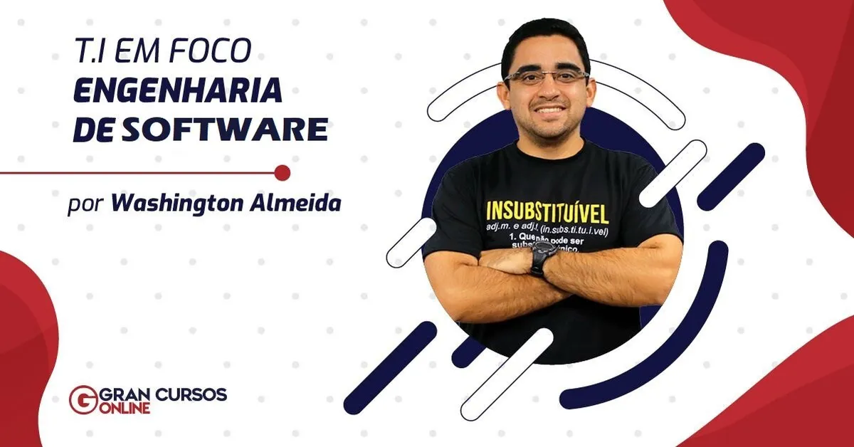 Capa: Engenharia de Software – Carreira de TI para Concursos – Professor Washington Almeida