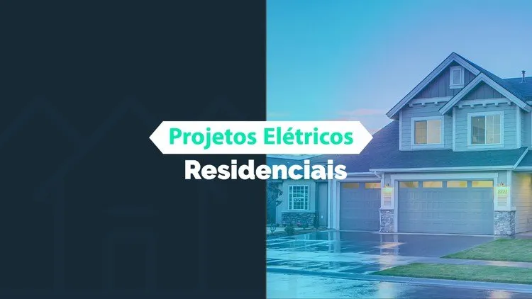 Capa: Projetos de Instalações Elétricas Residenciais