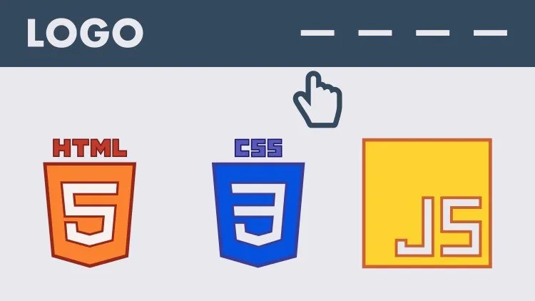 Capa: Headers Animados e Responsivos com HTML, CSS e JavaScript