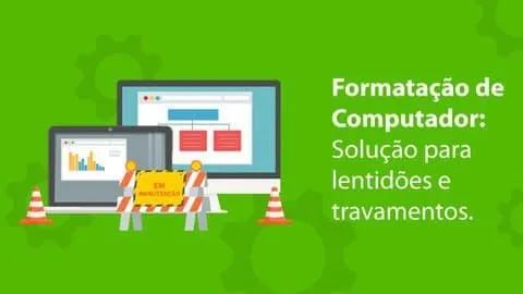 Capa: ▶️ Curso Completo de Formatação de Computadores e Notebook ◀️