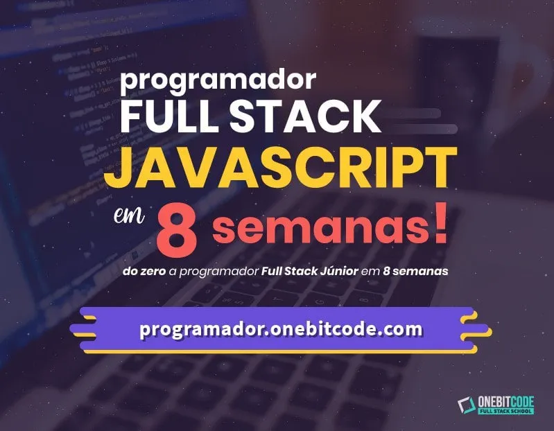 Capa: ▶️ Programador FullStack Javascript em 8 Semanas! ◀️