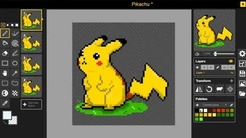 Capa: ▶️ Aprenda Pixel Art com passos Simples no Piskel ◀️