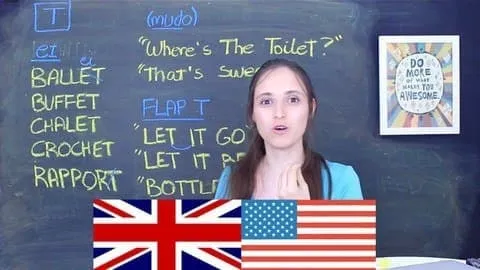 Capa: ▶️ Pronúncia Perfeita de Inglês Britânico e Americano ◀️
