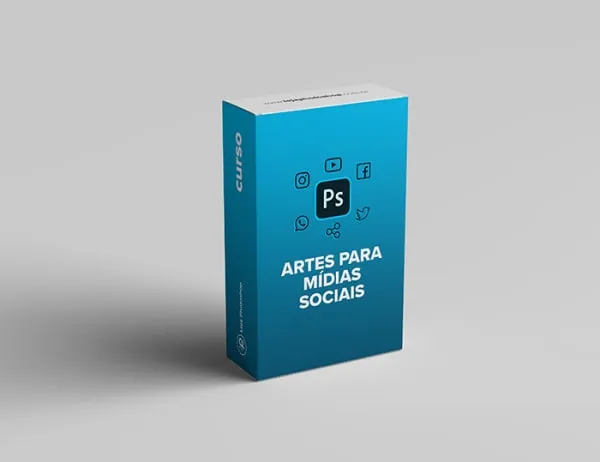 Capa: Curso de Artes para Mídias Sociais no Photoshop – Alisson Pawilaka