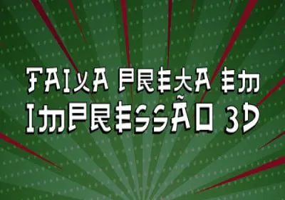 Capa: Faixa Preta em Impressão 3D – Guilherme Vazan