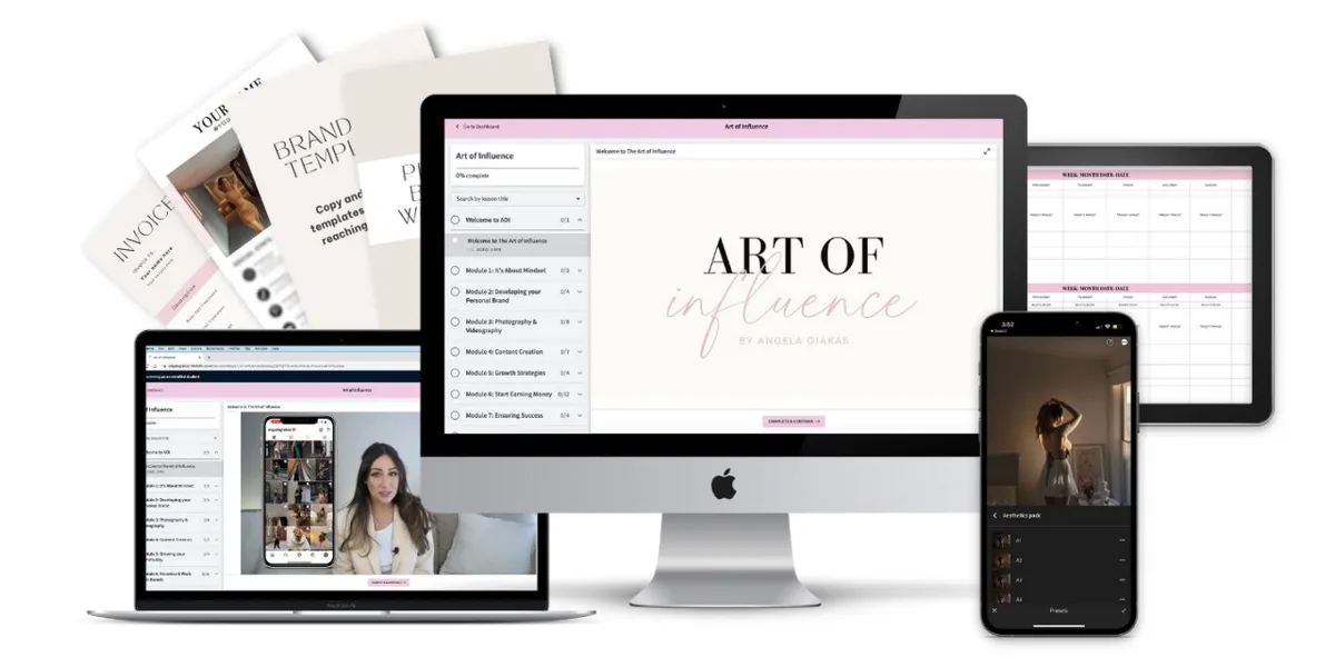 Capa: Angela Giakas – Art Of Influence