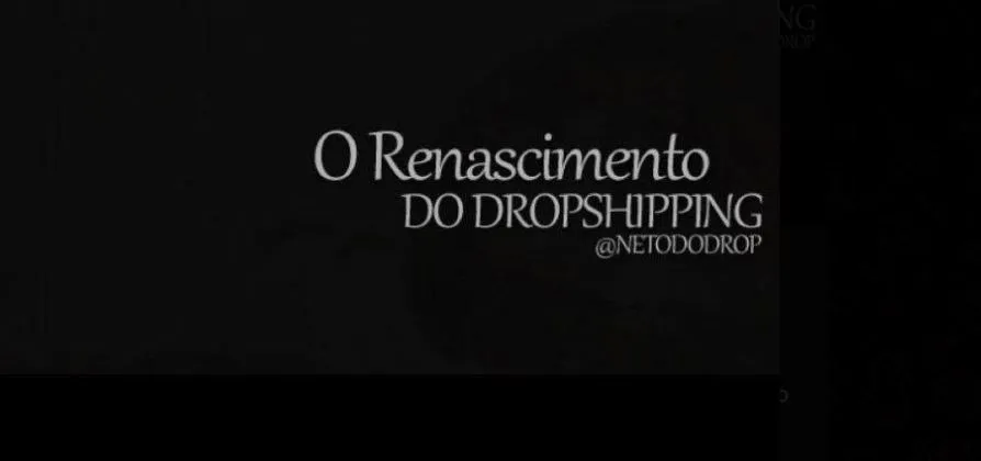 Capa: O renascimento do Drop-Neto do drop