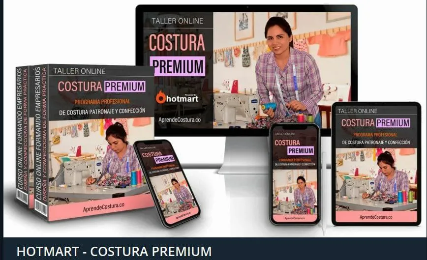 Capa: Hotmart – Costura Premium