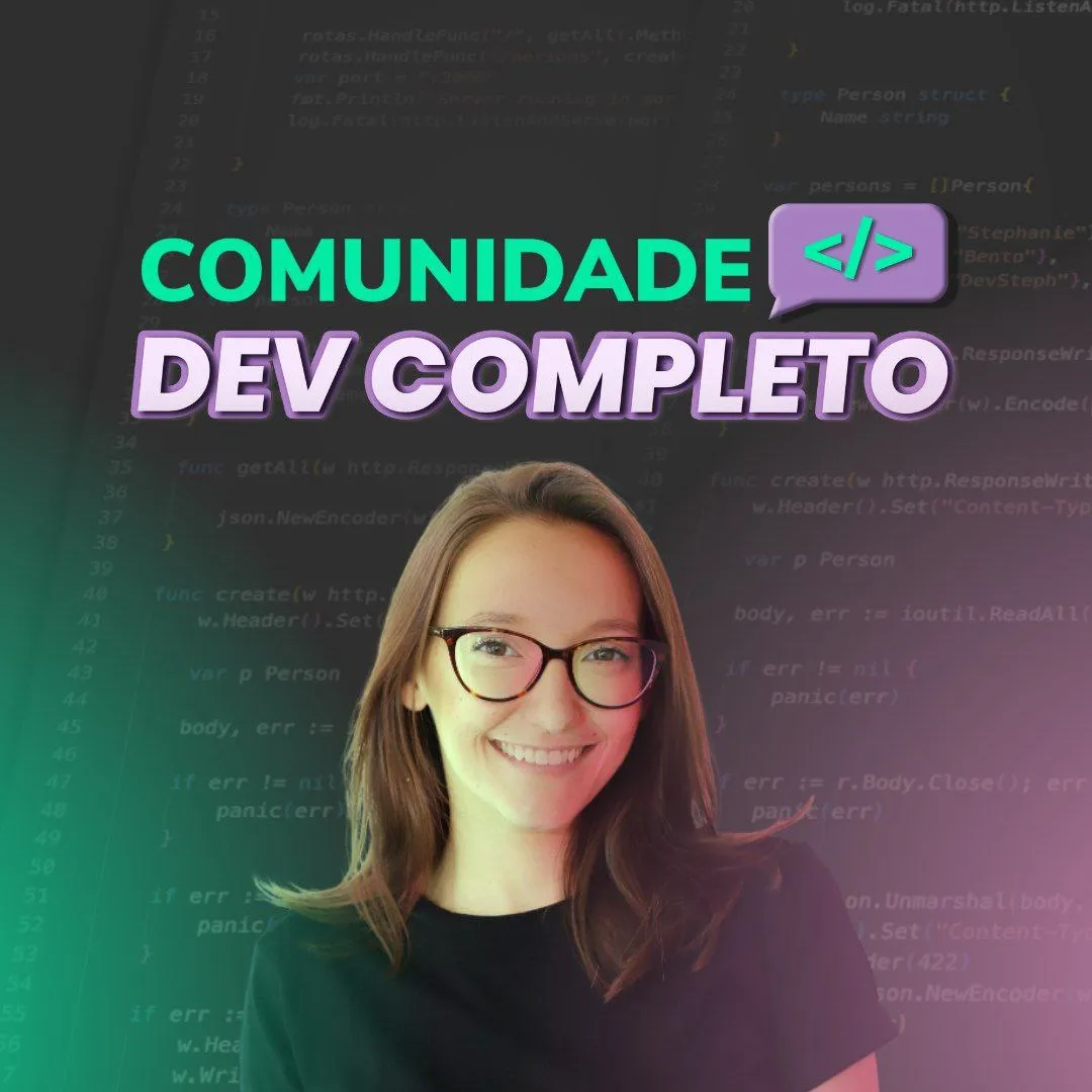 Capa: COMUNIDADE DEVCOMPLETO