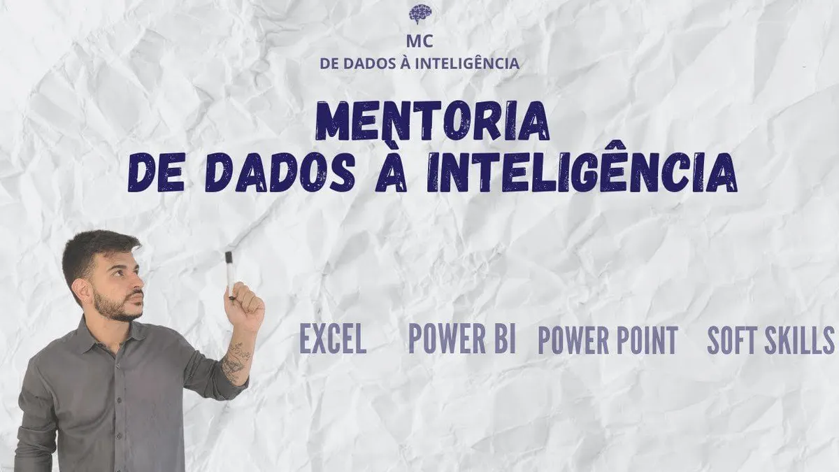Capa: Treinamento Power BI de Dados a Inteligencia – Marcelo Cunha