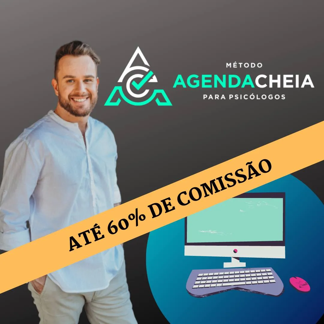 Capa: Método Agenda Cheia para Psicólogos – João Rodolfo